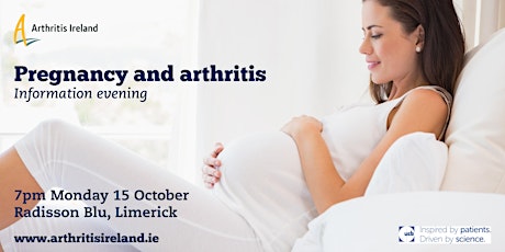 Pregnancy and arthritis information evening - Limerick primary image