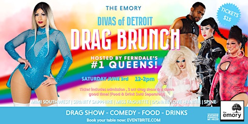 Pride Month Drag Brunch! | The Emory Ferndale primary image
