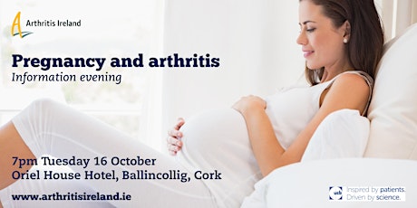Pregnancy and arthritis information evening - Cork primary image
