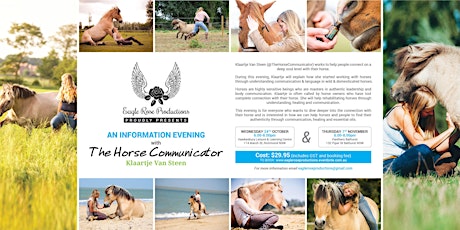 An evening with 'The Horse Communicator' - Klaartje Van Steen RICHMOND primary image