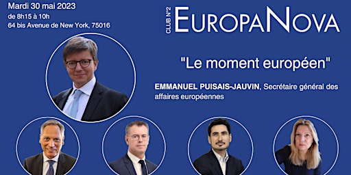 Club EuropaNova n°2 - Emmanuel Puisais-Jauvin, SG des Affaires Européennes