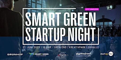 Image principale de >SMART> GREEN Startup Night