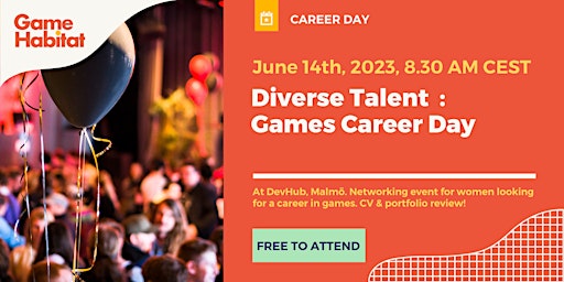 Diverse Talent | Games Career Day primary image