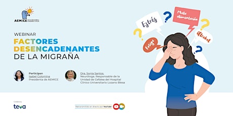 Hauptbild für Webinar: Factores desencadenantes de la migraña
