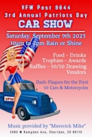 3rd Annual VFW Patriot's Day Car Show primary image