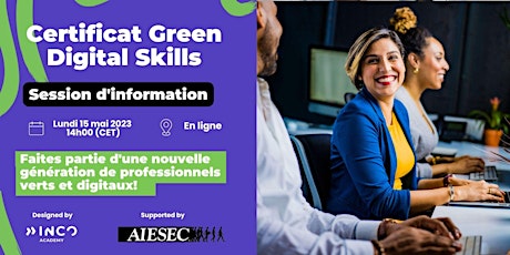 Certificat Green Digital Skills Session d'information primary image