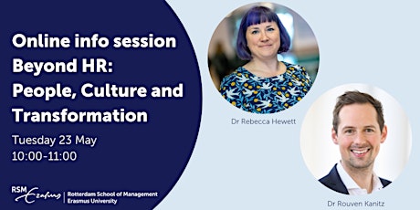 Online information session Beyond HR: People, Culture and Transformation primary image