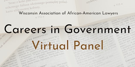 Careers in Government Virtual Panel primary image