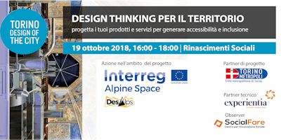 Design Thinking per il territorio Design Thinking per il territorio
