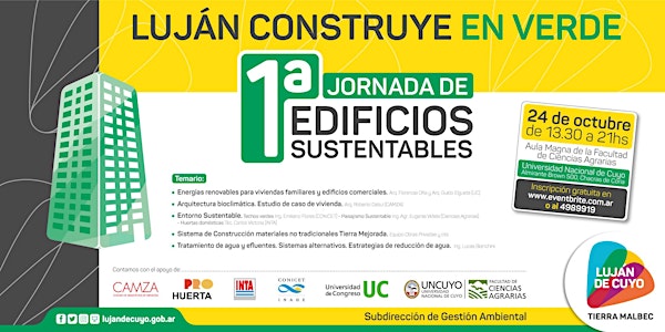 1° Jornada de Edificios Sustentables - Luján Construye en Verde