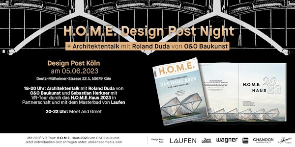 H.O.M.E. Design Post Night zur Design Post Spring Edition x imm cologne