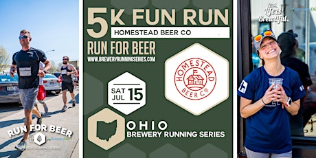 5k Beer Run x Homestead Beer Company| 2023 OH Brewery Running Series