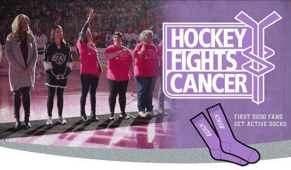 Ontario Reign Hockey Fights Cancer Game