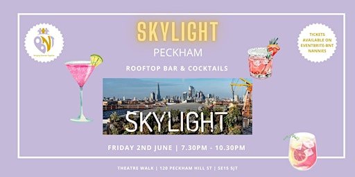 Rooftop Bar & Cocktails @ Skylight Peckham primary image