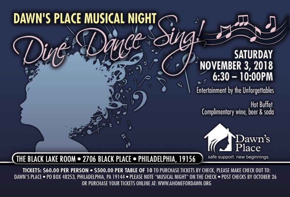 Dawns Place Musical Night At The Black Lake Room Philadelphia