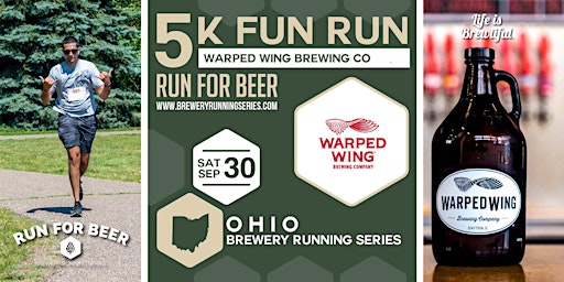 5k Beer Run x Warped Wing Brewing Co| 2023 OH Brewery Running Series primary image