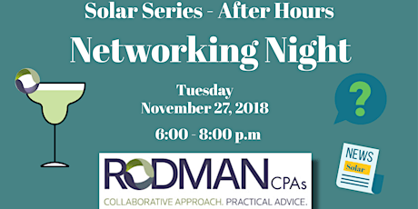 Solar Series Networking Night primary image