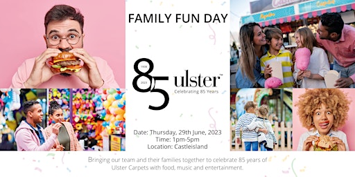Ulster Carpets Family Fun Day primary image