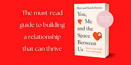 Hauptbild für Book Launch: 'You, Me and the Space Between Us' by Matt and Sarah Davies