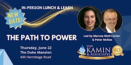 Image principale de The Path to Power Lunch and Learn