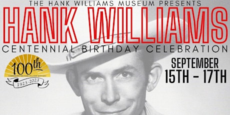 HANK WILLIAMS' 100th BIRTHDAY CELEBRATION MONTGOMERY, AL - DAY #1 Sept 15