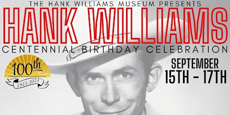HANK WILLIAMS' 100th BIRTHDAY CELEBRATION MONTGOMERY, AL - DAY #3 SEPT 17