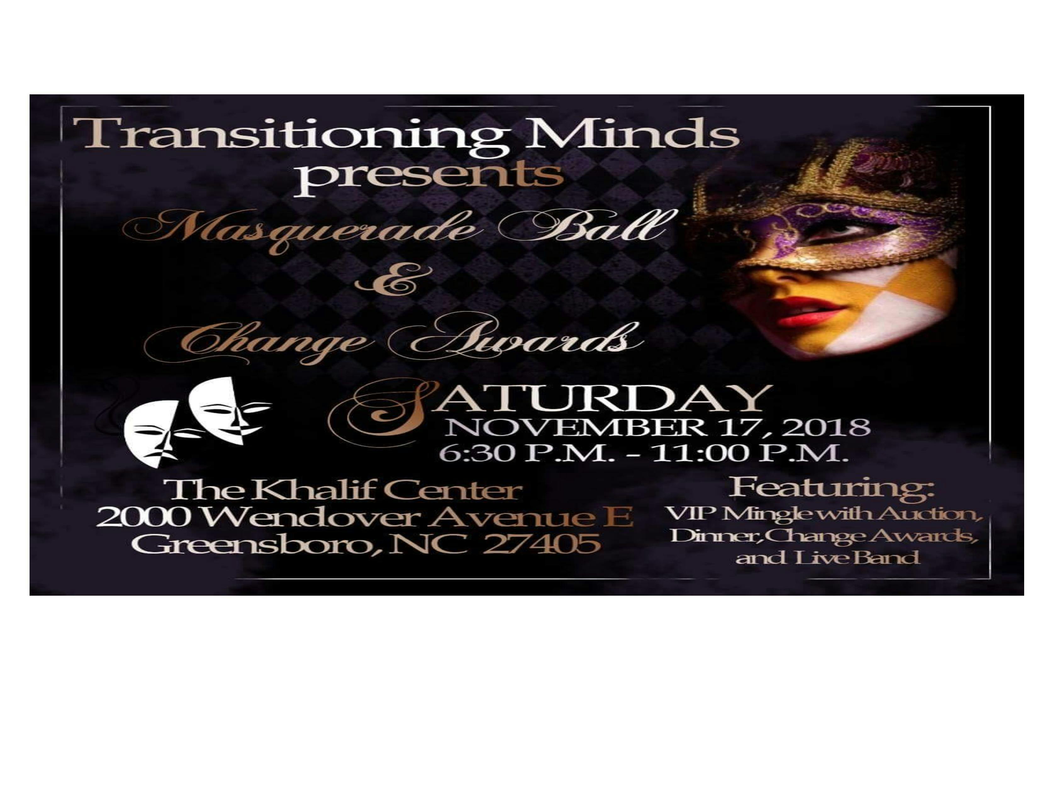 Transitioning Minds Masquerade Ball & Change Awards