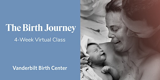 VIRTUAL 4-week Birth Journey Childbirth Class Sundays 6/2-6/30 primary image