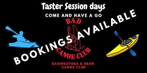 Kayak and Canoe Taster Day - Saturday 15th June 2024 primary image
