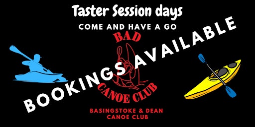 Image principale de Kayak and Canoe Taster Day - Saturday 11th May 2024