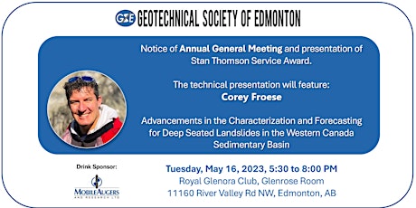 2023 Annual General Meeting & Corey Froese primary image