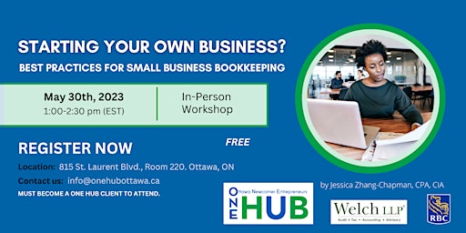 Best Practices for Small Business Bookkeeping | Hosted by ONE Hub primary image