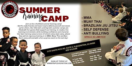 Kid’s Summer Training Camp!
