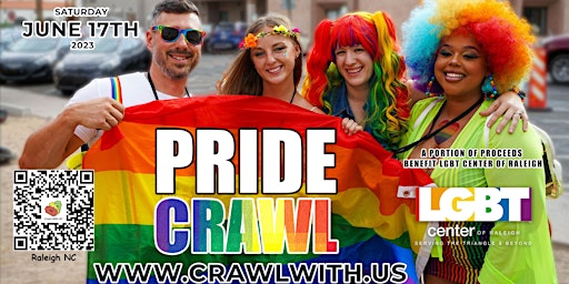 Primaire afbeelding van Pride Bar Crawl - Raleigh - 6th Annual