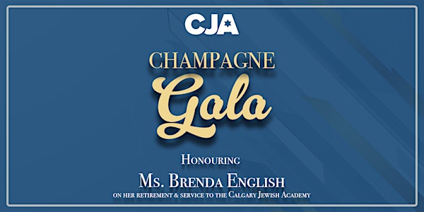 CJA Champagne Gala - Honouring Ms. Brenda English