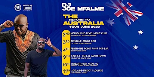 Imagen principal de DJ Joe Mfalme Brisbane Show 3rd June.