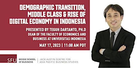 Demographic Transition, Middle Class & Rise of Digital Economy in Indonesia