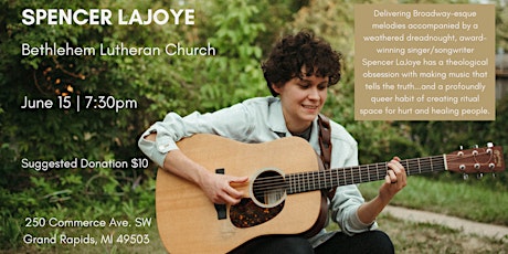 Community Concert with Spencer LaJoye