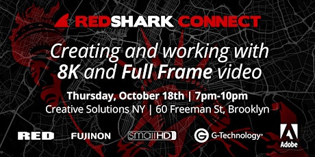 RedShark Connect NYC: Working with 8K and Full Frame Video for Content Creators primary image