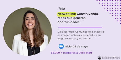 Image principale de Taller de networking: Construyendo redes que generan oportunidades.