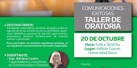 Imagen principal de Comunicaciones Exitosas: Taller de Oratoria