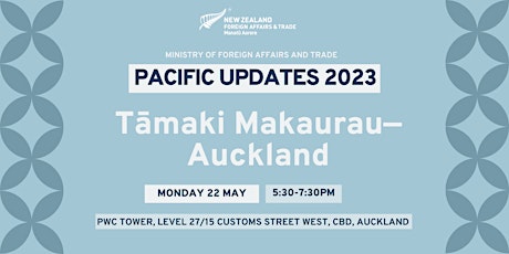 Ministry of Foreign Affairs and Trade's PACIFIC UPDATE - Auckland primary image