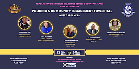 Primaire afbeelding van Policing and Community Engagement Town Hall