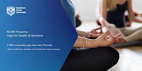Yoga for Health & Harmony - Presented by NCNM