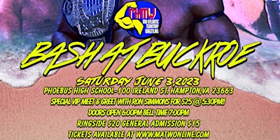 Live Professional Wrestling! Hampton, VA!
