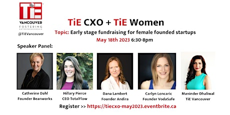 TiE CXO - TiE Women 2023 Vancouver Launch primary image