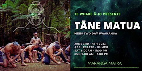 Primaire afbeelding van TĀNE MATUA -2DAY WĀNANGA