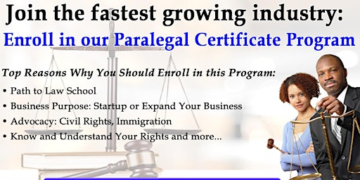 Paralegal Certificate Program Orientation primary image