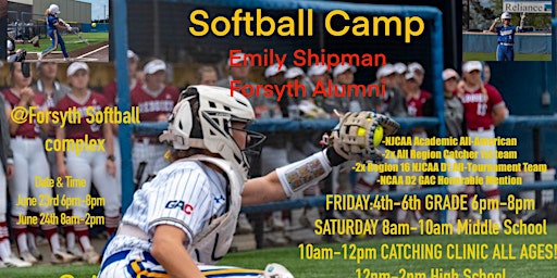 Emily Shipman Softball Camp