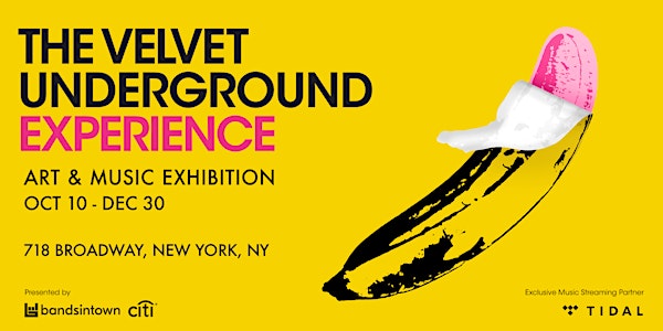 The Velvet Underground Experience (October Dates)